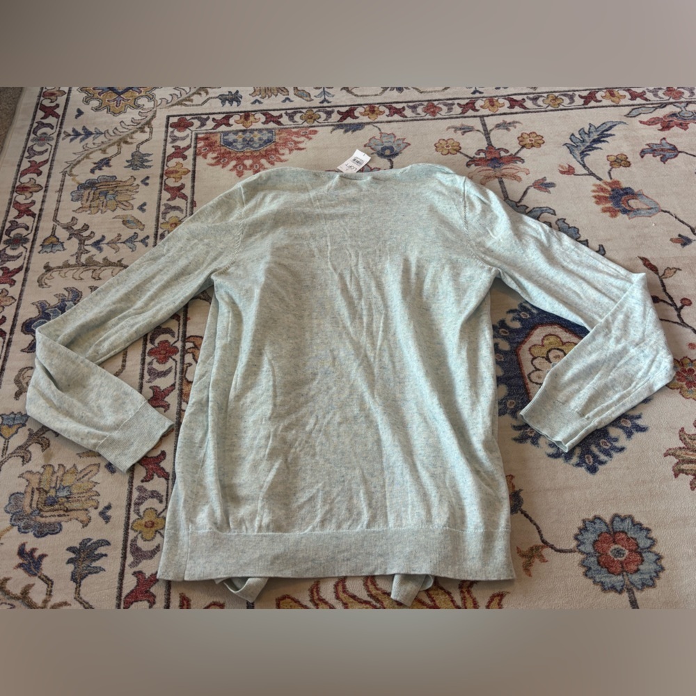 Loft Open Front Loghtweight Cardigan Womens Size Large NWT - Picture 2 of 4